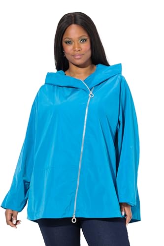 Ulla Popken Damen große Größen Übergrößen Plus Size HYPRAR Jacke, A-Linie, Kapuze, Satinfutter ozeanblau 50+ 838382763-50+ Ulla Popken Damen große Größen Übergrößen Plus Size HYPRAR Jacke, A-Linie, Kapuze, Satinfutter ozeanblau 50+ 838382763-50+ von Ulla Popken