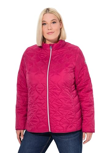 Ulla Popken Damen große Größen Übergrößen Plus Size HYPRAR Leichtstepp-Jacke, wasserabweisend granatpink 54+ 840050530-54+ von Ulla Popken