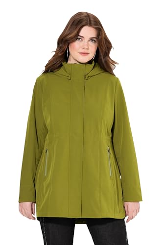 Ulla Popken Damen große Größen Übergrößen Plus Size HYPRAR Softshelljacke, Kapuze abnehmbar von Ulla Popken