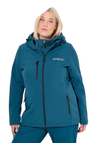 Ulla Popken Damen große Größen Übergrößen Plus Size HYPRAR Softshelljacke, wasserabweisend, Stretch, Reflektor von Ulla Popken