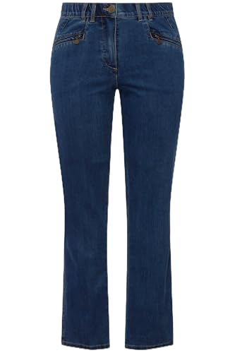 Ulla Popken Damen Mony Jeans, Blue Denim, 42W / 30L EU von Ulla Popken