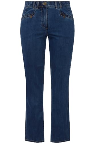 Ulla Popken Damen große Größen Übergrößen Plus Size Jeans Mony, konisches Bein, Reißverschlusstaschen von Ulla Popken