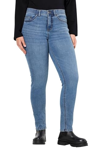 Ulla Popken Damen große Größen Übergrößen Plus Size Jeans Sarah, schmales Bein, Komfortbund, Stretch von Ulla Popken