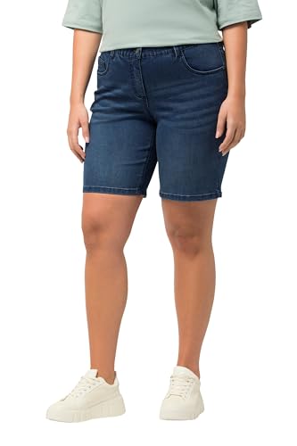 Ulla Popken Damen große Größen Übergrößen Plus Size Jeansbermuda Mandy, 5-Pocket-Form, Komfortbund Light Blue 46 818440901-46 Ulla Popken Damen große Größen Übergrößen Plus Size Jeansbermuda Mandy, 5-Pocket-Form, Komfortbund Light Blue 46 818440901-46 von Ulla Popken