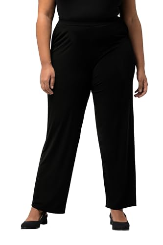 Ulla Popken Damen Jerseyhose Hosen, Schwarz 2, 58-60 EU von Ulla Popken