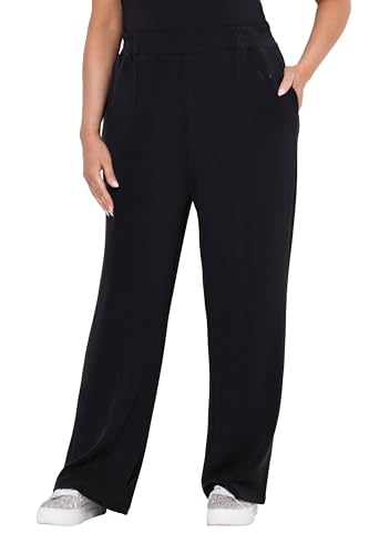 Ulla Popken Damen große Größen Übergrößen Plus Size Jerseyhose mit Biese von Ulla Popken