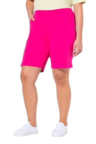 Ulla Popken Damen große Größen Übergrößen Plus Size Jerseyshorts, Taschen, Elastikbund magentapink 58+ 818396528-58+ von Ulla Popken
