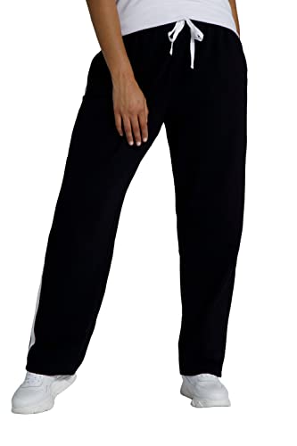 Ulla Popken Damen Jogginghose Hose, Schwarz 1, 42-44 von Ulla Popken