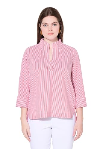 Ulla Popken Damen große Größen Übergrößen Plus Size Kelchkragen Tunika gestreift von Ulla Popken
