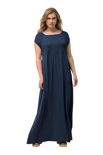 Ulla Popken Damen große Größen Übergrößen Plus Size Kleid, A-Linie, gesmokt, Carré-Ausschnitt, Halbarm dunkelblau 50+ 807665734-50+ Ulla Popken Damen große Größen Übergrößen Plus Size Kleid, A-Linie, gesmokt, Carré-Ausschnitt, Halbarm dunkelblau 50+ 807665734-50+ von Ulla Popken