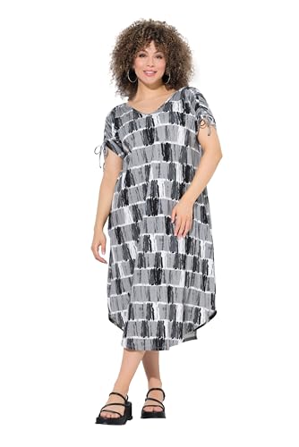 Ulla Popken Damen große Größen Übergrößen Plus Size Kleid, Batikstreifen von Ulla Popken