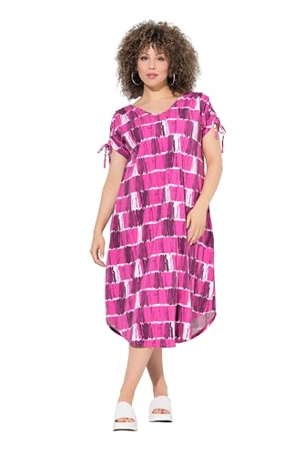 Ulla Popken Damen große Größen Übergrößen Plus Size Kleid, Batikstreifen von Ulla Popken
