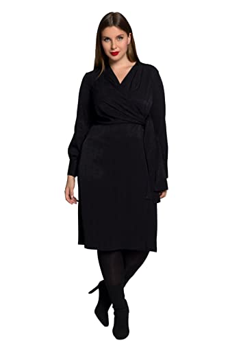 Ulla Popken Damen große Größen Übergrößen Plus Size Kleid schwarz 50+ 813140130-50+ von Ulla Popken