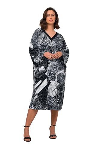 Ulla Popken Damen große Größen Übergrößen Plus Size Kleid schwarz 50+ 819294100-50+ von Ulla Popken