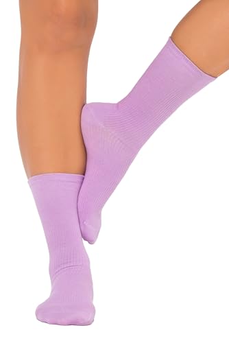 Ulla Popken Damen große Größen Übergrößen Plus Size Kompressions-Strümpfe, starke Stützklasse helllavendel 39-42 819207800-2+ von Ulla Popken