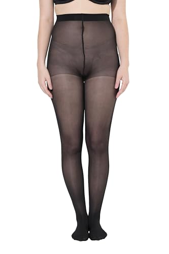 Ulla Popken Damen große Größen Übergrößen Plus Size Kompressions-Strumpfhose, Massagestufe 11-13 mmHg von Ulla Popken