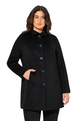 Ulla Popken Damen große Größen Übergrößen Plus Size Kurzmantel, Wollmix, Stehkragen, Ziernähte schwarz 50+ 832362100-50+ Ulla Popken Damen große Größen Übergrößen Plus Size Kurzmantel, Wollmix, Stehkragen, Ziernähte schwarz 50+ 832362100-50+ von Ulla Popken