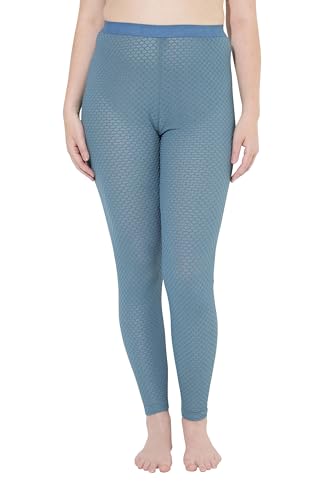 Ulla Popken Damen große Größen Übergrößen Plus Size Leggings, Diamant-Spitze, leicht transparent von Ulla Popken