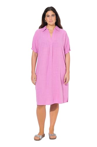 Ulla Popken Damen große Größen Übergrößen Plus Size Leinenmix-Kleid von Ulla Popken