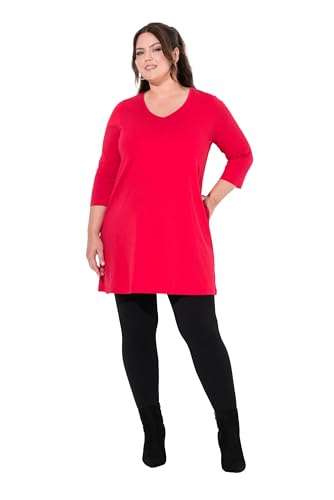 Ulla Popken Damen große Größen Übergrößen Plus Size Longshirt, Ziernähte, A-Linie, V-Ausschnitt, 3/4-Arm Lychee 50+ 827537530-50+ Ulla Popken Damen große Größen Übergrößen Plus Size Longshirt, Ziernähte, A-Linie, V-Ausschnitt, 3/4-Arm Lychee 50+ 827537530-50+ von Ulla Popken