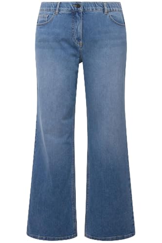 Ulla Popken, Damen, große Größen, Marlenejeans Mary, weites Bein, Komfortbund, Biobaumwolle Ulla Popken, Damen, große Größen, Marlenejeans Mary, weites Bein, Komfortbund, Biobaumwolle von Ulla Popken