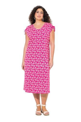 Ulla Popken Damen große Größen Übergrößen Plus Size Midikleid, Blüten, A-Linie, V-Ausschnitt, ärmellos magentapink 42+ 840041528-42+ Ulla Popken Damen große Größen Übergrößen Plus Size Midikleid, Blüten, A-Linie, V-Ausschnitt, ärmellos magentapink 42+ 840041528-42+ von Ulla Popken