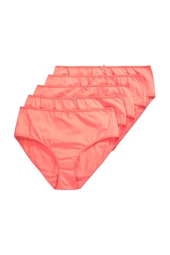 Ulla Popken Damen große Größen Übergrößen Plus Size Midislips, 5er-Pack, einfarbig, bis Gr. 66/68 von Ulla Popken