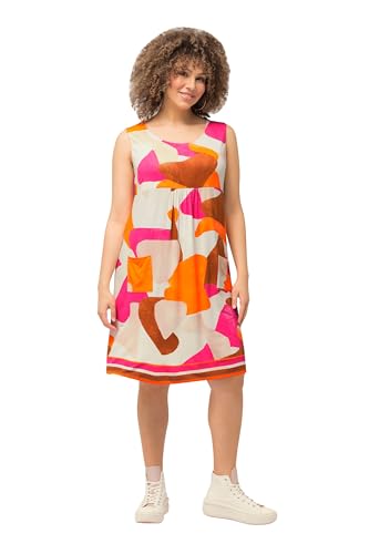Ulla Popken Damen große Größen Übergrößen Plus Size Minikleid, grafischer Druck, A-Linie, Rundhals, ärmellos Offwhite 54+ 827836200-54+ Ulla Popken Damen große Größen Übergrößen Plus Size Minikleid, grafischer Druck, A-Linie, Rundhals, ärmellos Offwhite 54+ 827836200-54+ von Ulla Popken