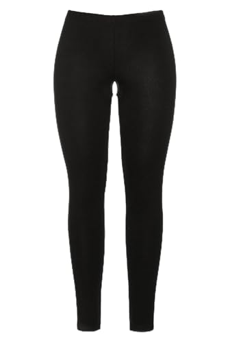Ulla Popken Damen große Größen Übergrößen Plus Size Ouvert-Leggings, offener Schritt, Blickdicht schwarz 62+ 824743130-62+ von Ulla Popken