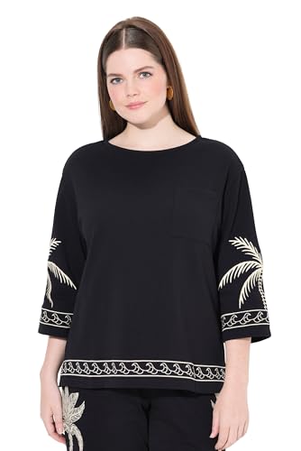 Ulla Popken Damen große Größen Übergrößen Plus Size Palms Sweatshirt von Ulla Popken
