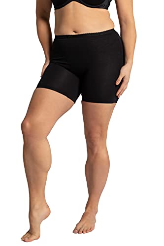 Ulla Popken Damen Panty, Kurze Hose, Elastikbund Slip, Schwarz, 50-52 von Ulla Popken