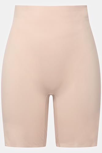 Ulla Popken Damen große Größen Übergrößen Plus Size Panty, langes Bein, Glatte Kanten, Stretchkomfort Champagner 54+ 793851661-54+ von Ulla Popken