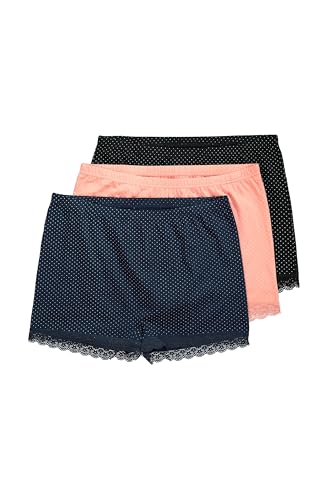 Ulla Popken Damen große Größen Übergrößen Plus Size Pantys, 3er-Pack, Punkte, Spitze von Ulla Popken