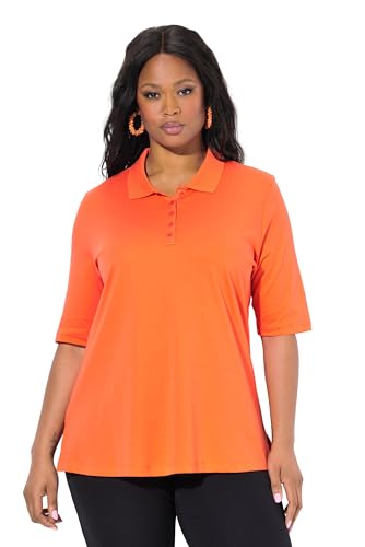 Ulla Popken Damen große Größen Übergrößen Plus Size Poloshirt, Classic, Polokragen, Halbarm, Pima Cotton rosenkoralle 42+ 820757510-42+ Ulla Popken Damen große Größen Übergrößen Plus Size Poloshirt, Classic, Polokragen, Halbarm, Pima Cotton rosenkoralle 42+ 820757510-42+ von Ulla Popken
