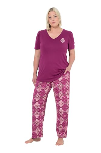Ulla Popken Damen große Größen Übergrößen Plus Size Pyjama, Boho Match von Ulla Popken