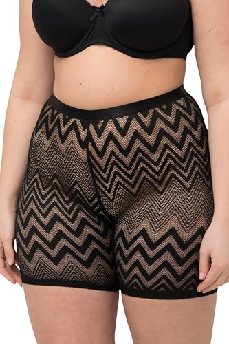 Ulla Popken Damen große Größen Übergrößen Plus Size Radler, Zackenmuster, Oberschenkel-Schutz schwarz 58+ 829002100-58+ Ulla Popken Damen große Größen Übergrößen Plus Size Radler, Zackenmuster, Oberschenkel-Schutz schwarz 58+ 829002100-58+ von Ulla Popken