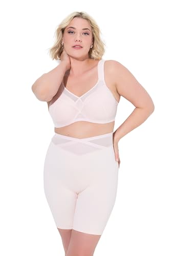 Ulla Popken Women's, breiter Meshbund, Wickeleffekt, High Waist Shaping-Panty, Hellrosa, 62-64 Größen von Ulla Popken