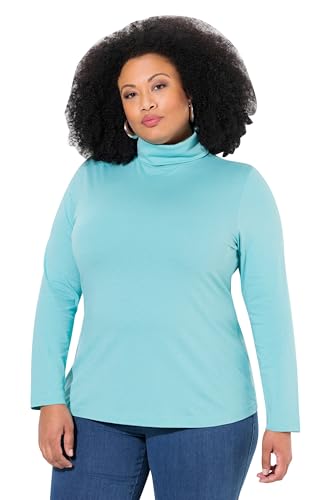 Ulla Popken Damen große Größen Übergrößen Plus Size Shirt, Rollkragen, Slim, Langarm von Ulla Popken