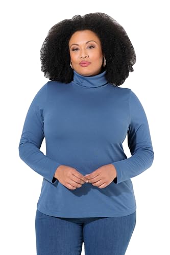 Ulla Popken Damen große Größen Übergrößen Plus Size Shirt, Rollkragen, Slim, Langarm von Ulla Popken