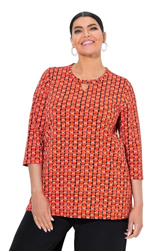 Ulla Popken Damen große Größen Übergrößen Plus Size Shirt Minimal Print von Ulla Popken