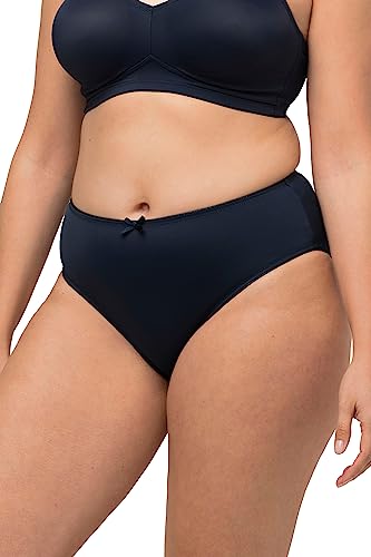 Ulla Popken Damen Slips, 2er-Pack Slip, Nachtblau, 46 von Ulla Popken