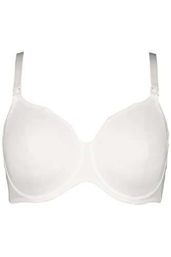 Ulla Popken Damen große Größen Übergrößen Plus Size Still-BH, mit Bügel, vorgeformte Cups, Anita Maternity schneeweiß 95C 799591200-95C von Ulla Popken