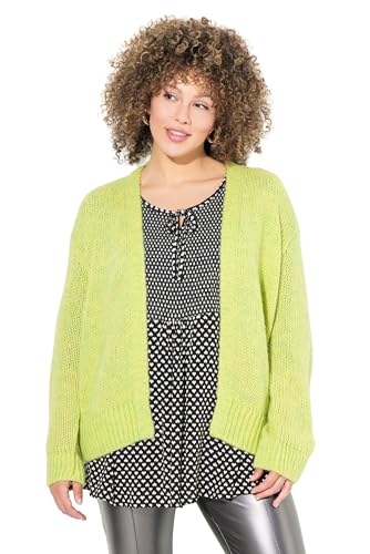 Ulla Popken Damen große Größen Übergrößen Plus Size Strickjacke, kurz, Oversized, offene Jacke, Wollanteil hellgrün 46+ 832535402-46+ Ulla Popken Damen große Größen Übergrößen Plus Size Strickjacke, kurz, Oversized, offene Jacke, Wollanteil hellgrün 46+ 832535402-46+ von Ulla Popken