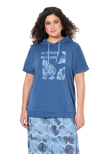 Ulla Popken Damen große Größen Übergrößen Plus Size Sweater Kurzarm mit Kapuze von Ulla Popken