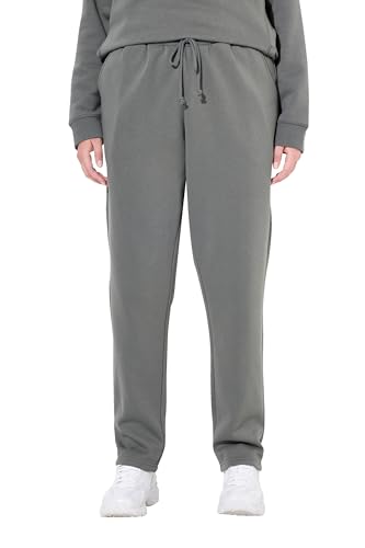 Ulla Popken Damen große Größen Übergrößen Plus Size Sweathose, kuschelweiche Innenseite, Elastikbund von Ulla Popken
