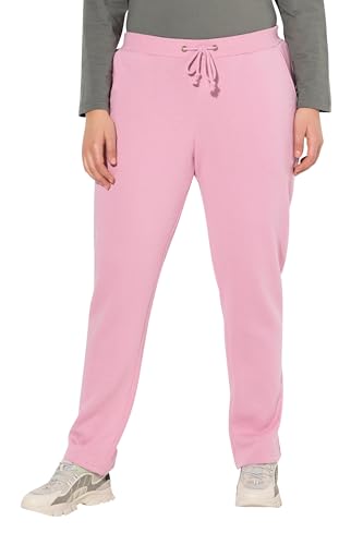 Ulla Popken Damen große Größen Übergrößen Plus Size Sweathose, kuschelweiche Innenseite, Elastikbund von Ulla Popken