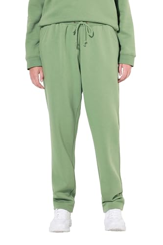 Ulla Popken Damen große Größen Übergrößen Plus Size Sweathose, kuschelweiche Innenseite, Elastikbund von Ulla Popken