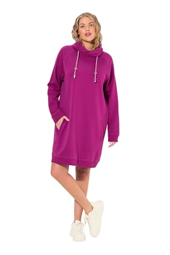 Ulla Popken Damen große Größen Übergrößen Plus Size Sweatkleid, Stehkragen, Langarm, Taschen von Ulla Popken
