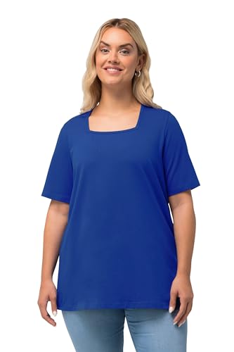 Ulla Popken Damen große Größen Übergrößen Plus Size T-Shirt, A-Linie, Carree-Ausschnitt, Halbarm von Ulla Popken