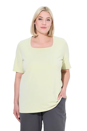 Ulla Popken Damen große Größen Übergrößen Plus Size T-Shirt, A-Linie, Carree-Ausschnitt, Halbarm von Ulla Popken